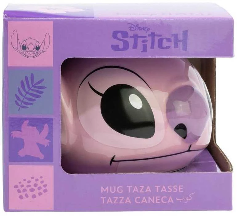 Frozen „Disney Stitch“ – 3D keraminis puodelis dovanų dėžutėje iš „Angel Collection“, 375 ml