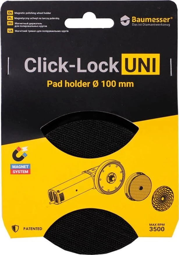 Distar PADUKŲ LAIKIKLIS BAUMESSER CLICK-LOCK UNI