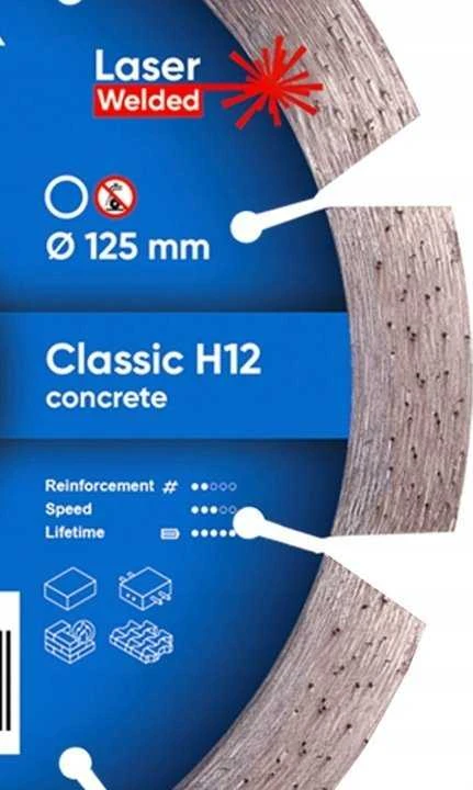 150MM DISTAR CLASSIC H12 Deimantinis diskas gelžbetoniui hidrotechniniam betonui