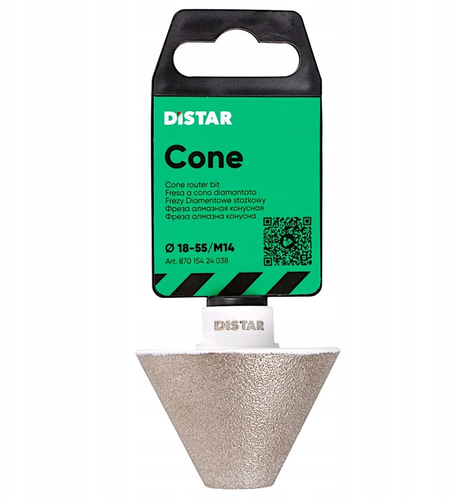 Šlifavimo puodelis akmeniui DISTAR CONE 18-55/M14; 18–55 mm; M14