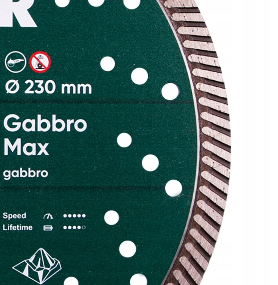 230MM DISTAR GABBRO MAX Akmens pjovimo diskas