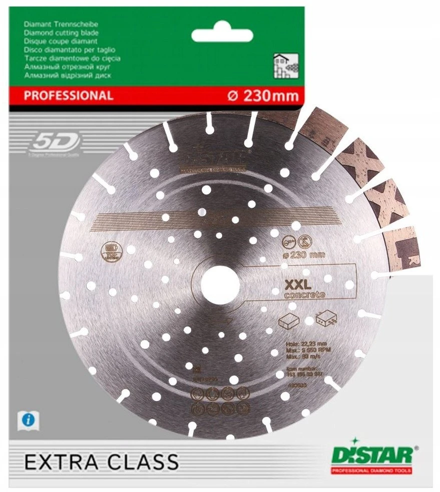 Deimantinis pjovimo diskas DISTAR 14315530017; 230x22,23x2,8 mm