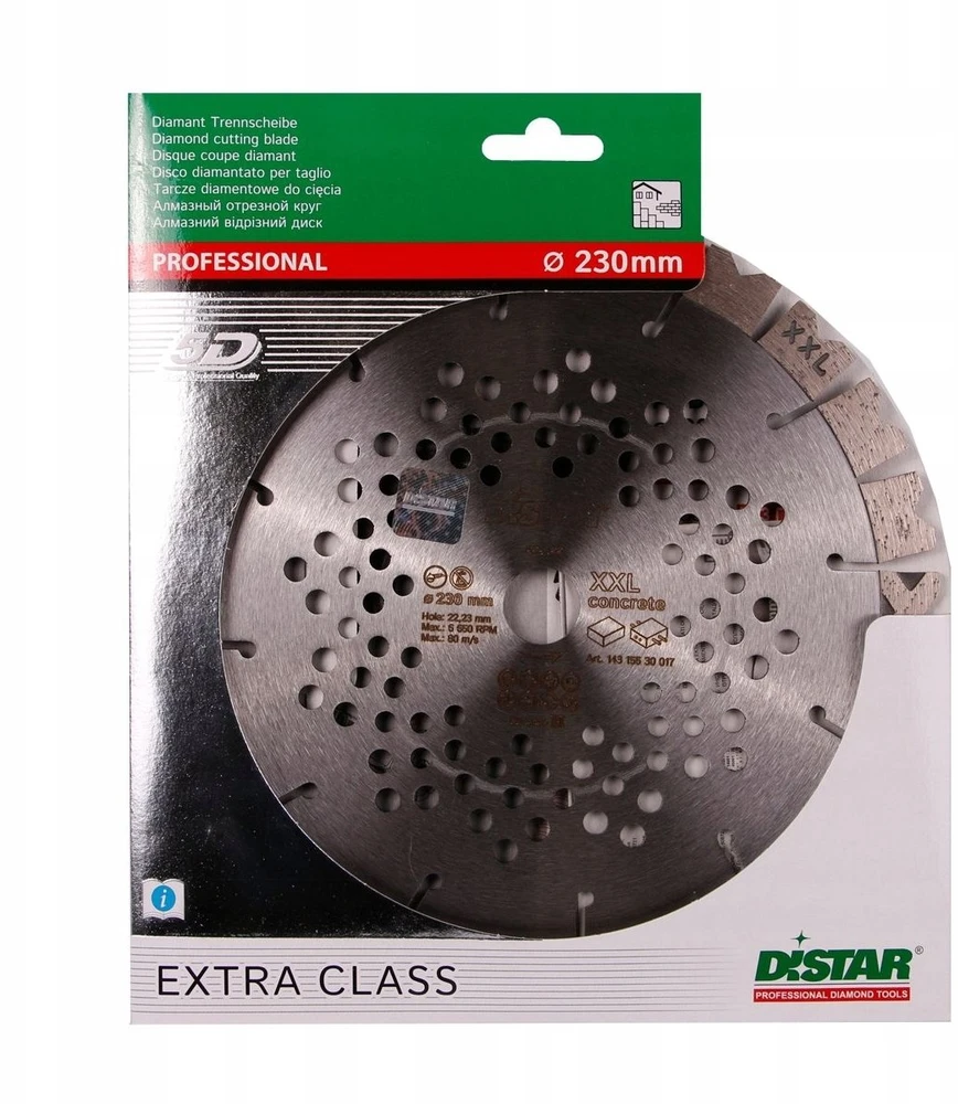 Deimantinis pjovimo diskas DISTAR 14315530017; 230x22,23x2,8 mm