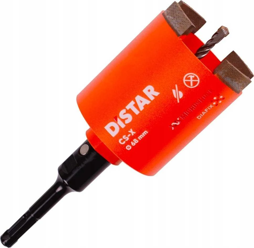 Grąžtas Deimantinė gręžimo karūna DISTAR 10170085516; SDS-plus; 68x70 mm