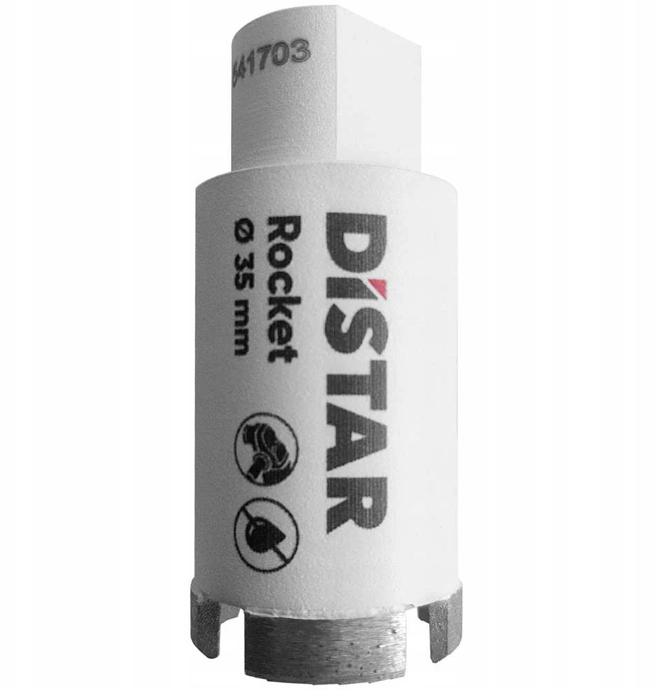 Distar ROCKET karūnėlės plytelėms, granitui, 20mm, 35mm, 45mm, 50mm, 55mm, 65mm, 68mm M14 jungtis, Karūnėlės skersmuo: 35 mm