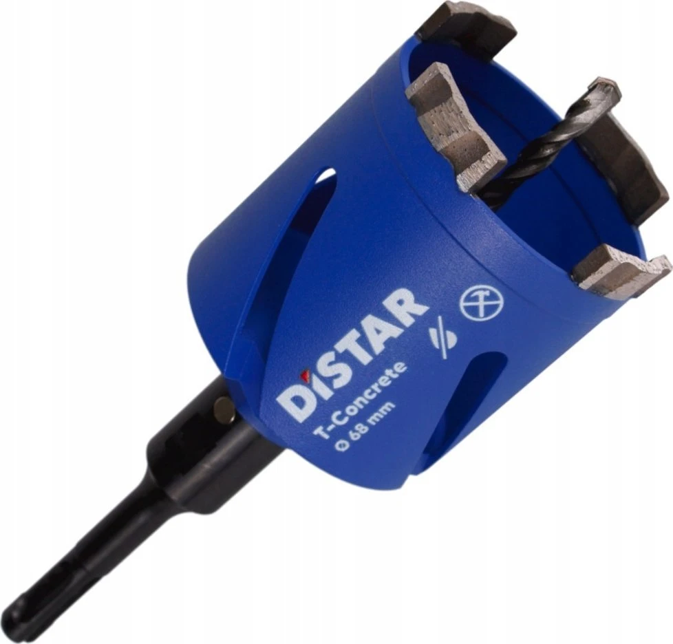 68mm Deimantinis grąžtas rozetėms DISTAR DDS-W SDS PLUS
