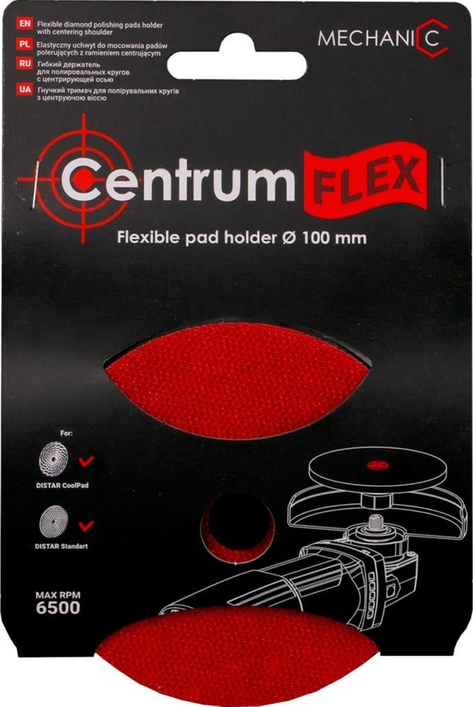 Distar Šlifavimo padukų laikiklis su centravimu Centrum FLEX 100xM14