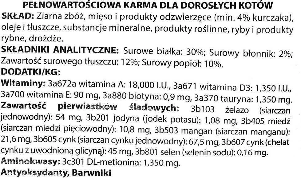 Sausas Kačių Maistas - Divinus Visavertis Katės Maistas 20 kg