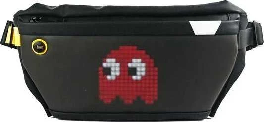 Divoom Pixoo Sling Bag Premium Laikapstākļu izturīga soma ar Led Pixel Art Displeju & App vadību Melna