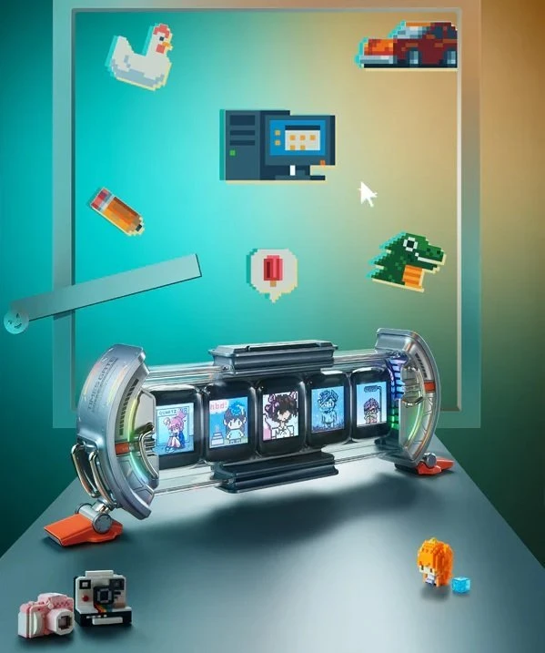 Divoom Divoom Times Gate – Pixel Art informacijos ekranas.