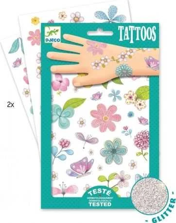 Djeco Tatuiruotės - Pievų gėlės (50+ tatuiruočių) ( DJ09585 )