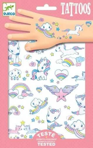 DJECO Body Art tatuiruotės Vienaragiai, DJ09575 ( DJ09575 )