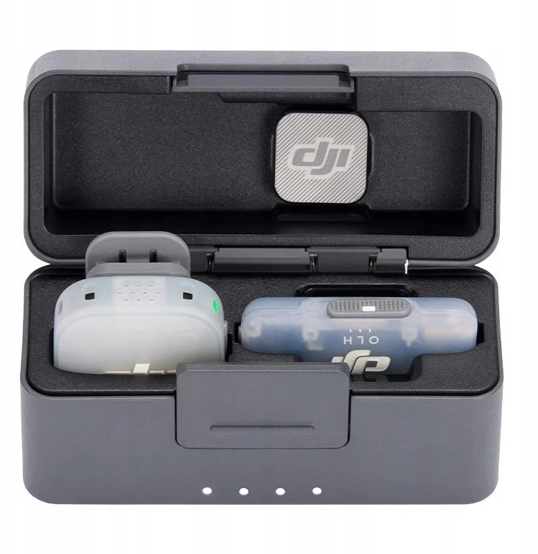 DJI Mic Mini 2 (1 siųstuvas + 1 mobilusis imtuvas + įkrovimo dėklas)
