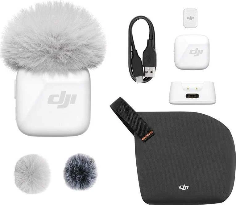 DJI | „Mic Mini“ belaidis mikrofonas / 1TX siųstuvas