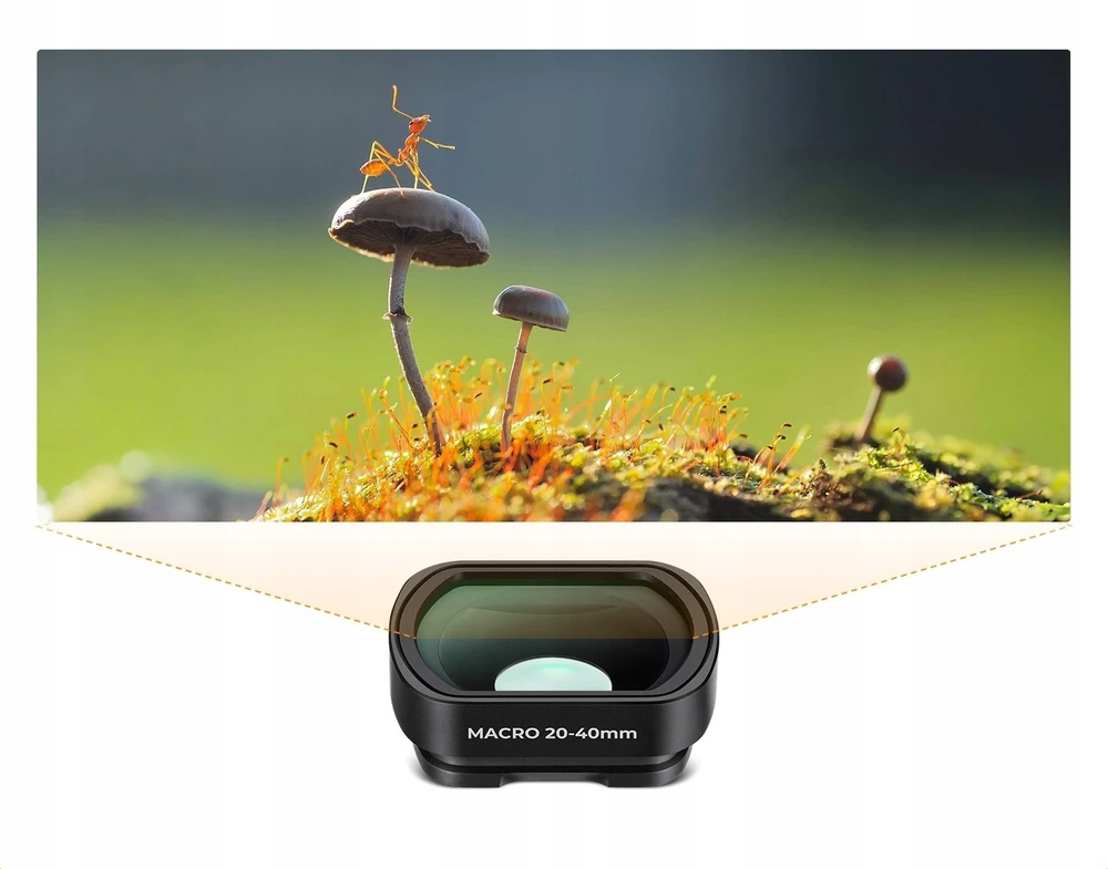 DJI Osmo Pocket 3 / 4 / Kf filtras, makro objektyvo 10x sumažinimas, 2in1 filtras
