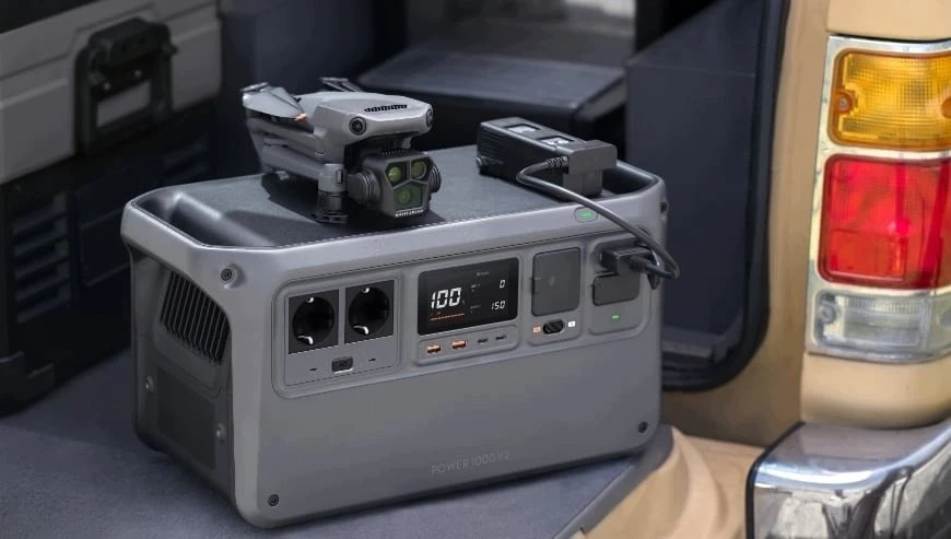 DJI Power 1000 V2 + panel solarny 200W + adapter MPPT + kabelis MC4
