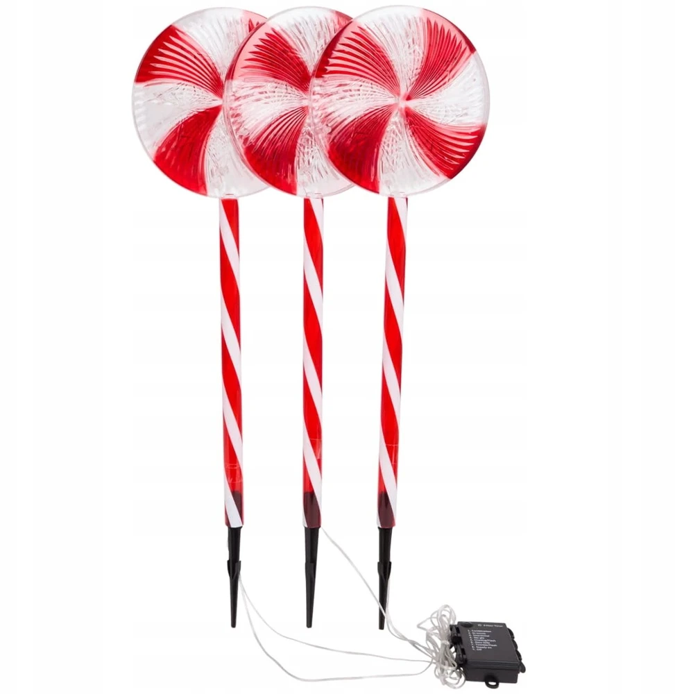 Christmas Decoration Lauko led dekoracijos cukriniai ledinukai