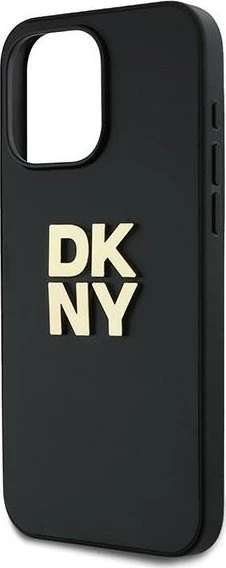 DKNY DKHCP16XPBSWSK Apple iPhone 16 Pro Max 6.9" dėklas telefonui juodos spalvos Wrist Strap Stock Logo