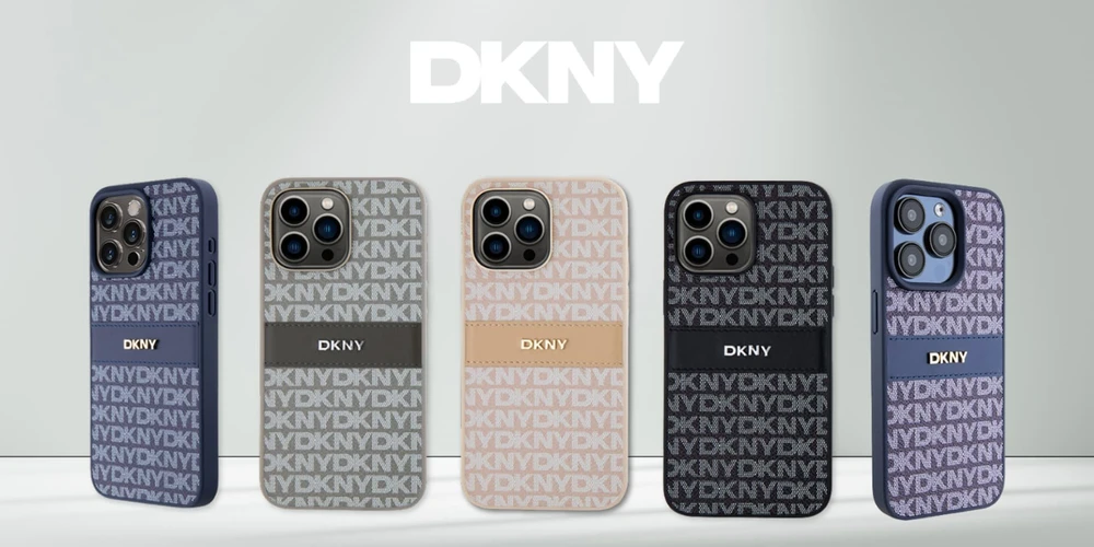 DKNY DKHCP16XPRTHSLK Apple iPhone 16 Pro Max 6.9" dėklas telefonui juodos spalvos Texture Pattern Tonal Stripe