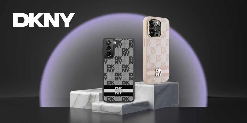 Samsung Galaxy S24 Ultra DKNY Odinis Dėklas Checkered Mono Pattern & Printed Stripes (DKHCS24LPCPTSSK) juodos spalvos