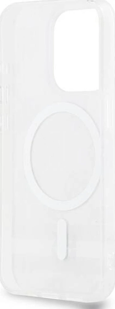 DKNY DKHMP15LHCPTSE iPhone 15 Pro 6,1" smėlio spalvos kietas dėklas IML Checkered Mono Pattern ir Printed Strip
