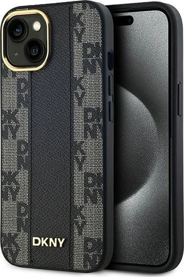 Apple iPhone 16 Plus DKNY Checkered Pattern MagSafe (DKHMP16MPCPVSLK) dėklas telefonui juodos spalvos