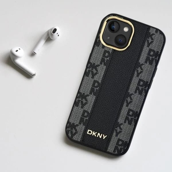 Apple iPhone 16 Plus DKNY Checkered Pattern MagSafe (DKHMP16MPCPVSLK) dėklas telefonui juodos spalvos