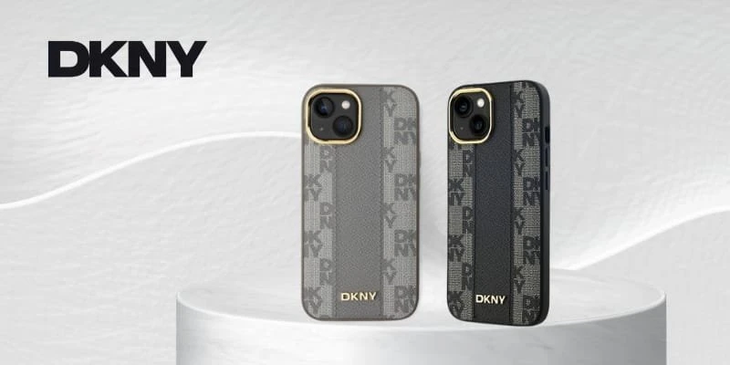 DKNY DKHMP16SPCPVSLE Apple iPhone 16 6.1″ beige kietas dėklas Checkered Pattern Magsafe