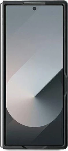 DKNY PU Leather Repeat Pattern Bottom Stripe MagSafe Samsung Galaxy Z Fold6 dėklas telefonui rudos spalvos