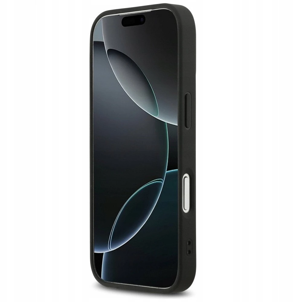 Dėklas DKNY Repeat Texture Pattern with Tonal Stripe skirtas Apple iPhone 17 Pro Max juodos spalvos