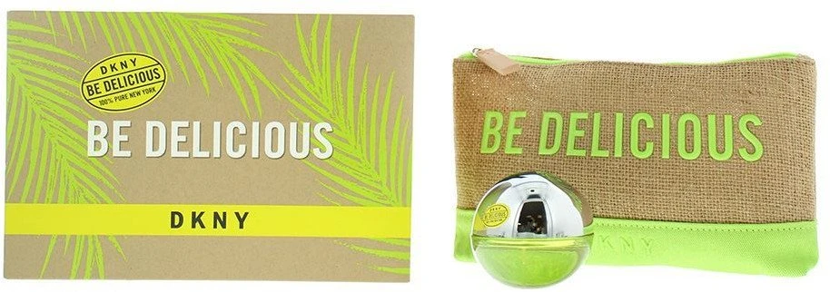 Rinkinys Dkny: Be Delicious GWP tekstilinis maišelis + Be Delicious moteriškas kvepalas, 30 ml