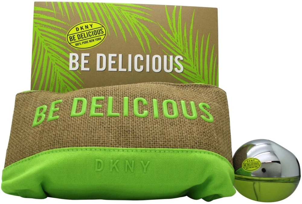 Rinkinys Dkny: Be Delicious GWP tekstilinis maišelis + Be Delicious moteriškas kvepalas, 30 ml
