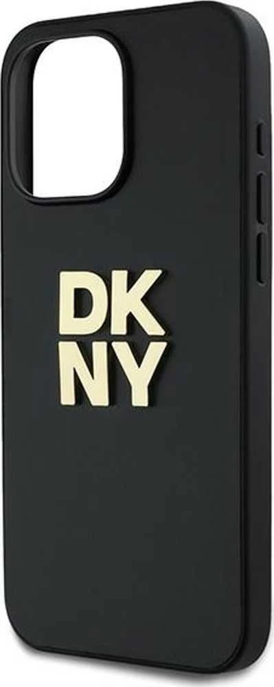 Apple iPhone 15 Pro Max DKNY Hardcase Wrist Strap Stock Logo (DKHCP15XPBSWSK) dėklas telefonui juodos spalvos