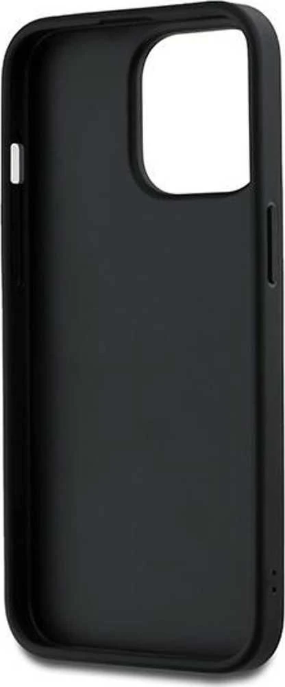 Apple iPhone 14 Pro Max DKNY Hardcase Wrist Strap Stock Logo (DKHCP14XPBSWSK) dėklas telefonui juodos spalvos