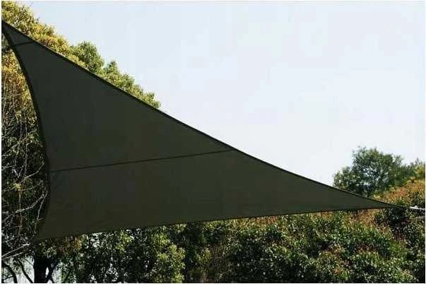 DLGTP trikampio atspalvio burė CURACAO, 3 x 3 x 3 m, poliesteris, pilka