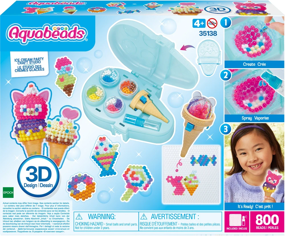 Epoch Aquabeads AQUABEADS Rinkinys kreatywny Ice Party 35138 51383