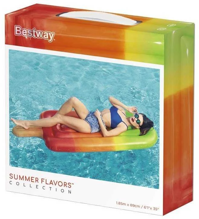 Bestway Pripučiamas spalvingas vandens čiužinys ICE 185 cm 43161