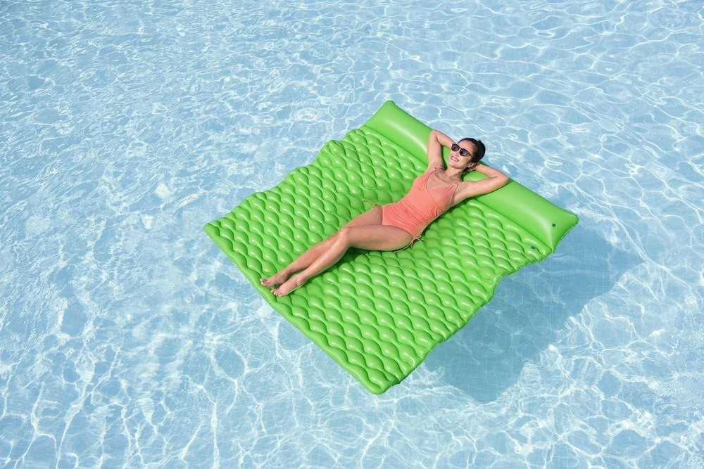 Trys Vietos Pripučiama Plaukimo Čiužinys Bestway, 213 x 170 x 21 cm