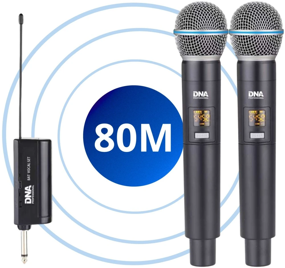 Carruzzo DNA BAT DUAL VOCAL SET belaidis įkraunamas rinkinys