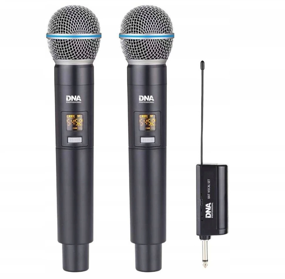 Carruzzo DNA BAT DUAL VOCAL SET belaidis įkraunamas rinkinys