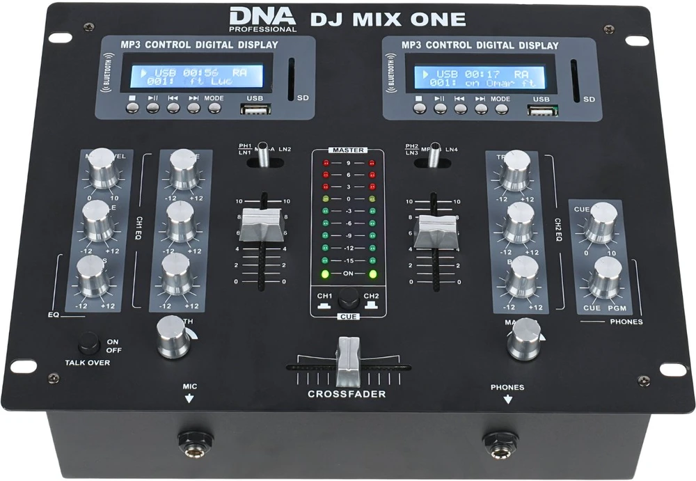 Carruzzo DNA DJ MIX ONE analoginis stereo garso maišytuvas „Blu-ray“