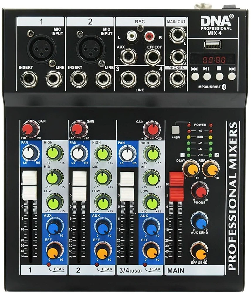 DNR DNA Professional MIX 4 – analoginis garso maišytuvas