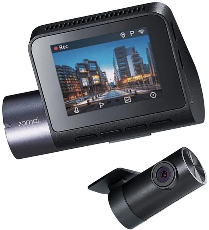 70Mai Dash Cam A410 + kamera tylna RC21 + karta Lexar 128GB