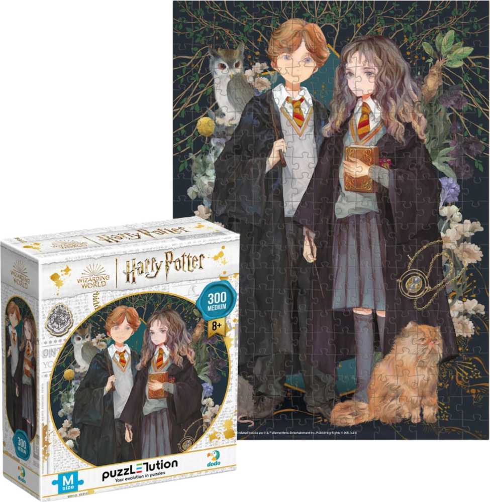 Dodo Dėlionė „Haris Poteris - Hermiona ir Ronas“ 300 detalių dėlionė „Wizards“