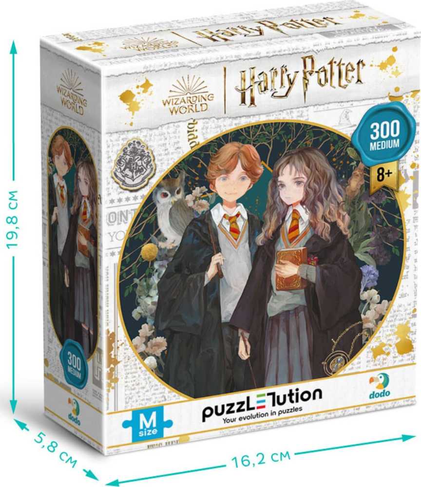 Dodo Dėlionė „Haris Poteris - Hermiona ir Ronas“ 300 detalių dėlionė „Wizards“