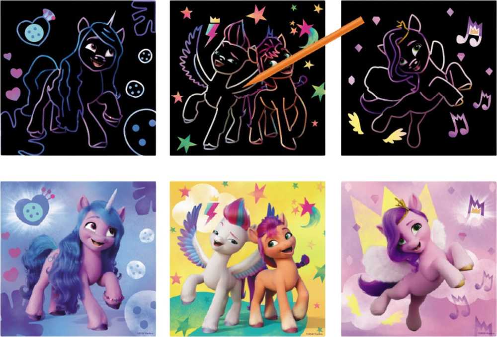 Mano Litte Pony Dodo meninė nutrinama kortelė vaikams