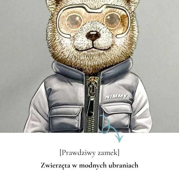 Nimmy krepšys ant rėmo pilkos spalvos Crossbody Cool&Cute 2.0 Bear