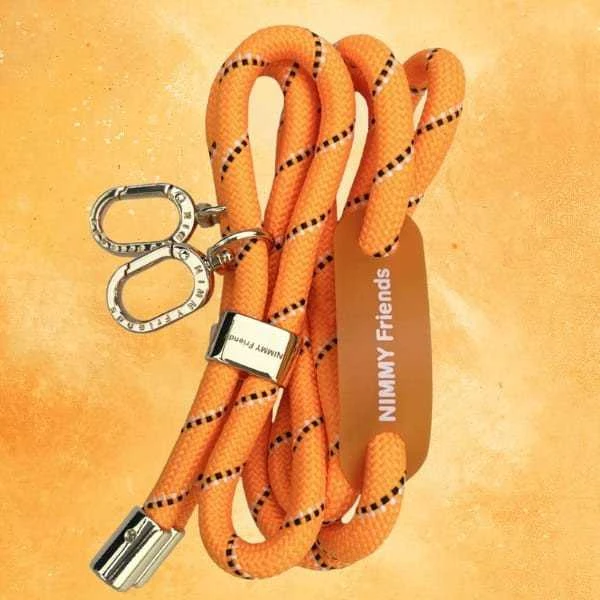 Komplektas per petį + dirželis rankai Nimmy Cool&Cute 2.0 oranžinis juodos spalvos