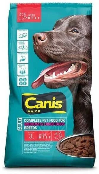 Sausas šunų maistas Canis, jautiena, 3kg