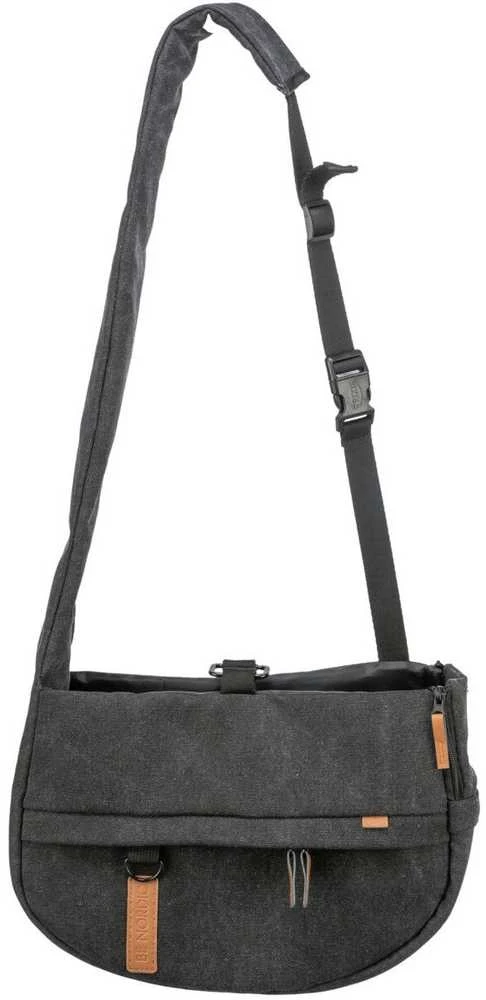 DoggyDolly Be Nordic Ingrid, torba-nosidė, juoda, 35 × 25 × 13 cm